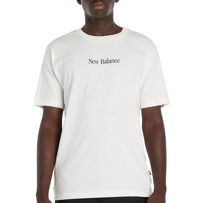 Koszulka męska New Balance N Collage MT6161TQSST - biała