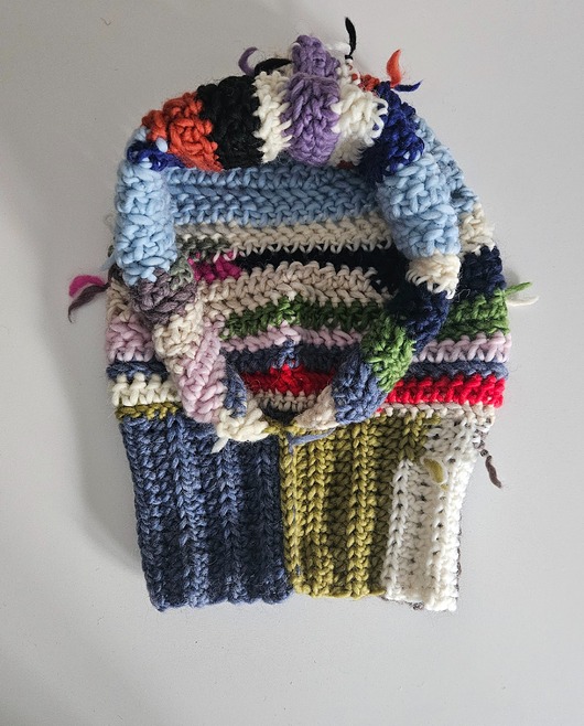 Wełniany kaptur-komin balaclava