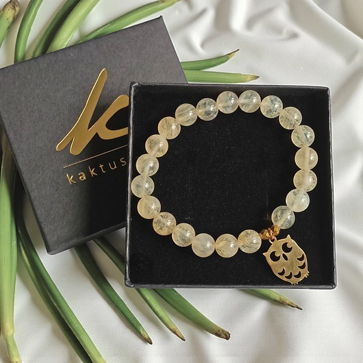 SOWA na prezent : kwarc kawowy 8mm