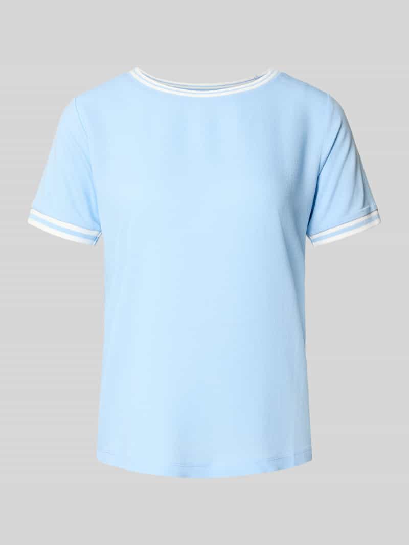 T-shirt z mieszanki wiskozy i elastanu z okrągłym dekoltem