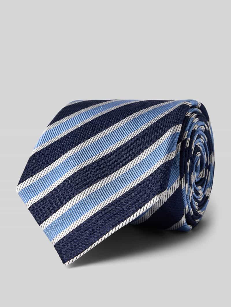 Krawat z jedwabiu ze wzorem na całej powierzchni (8 cm)