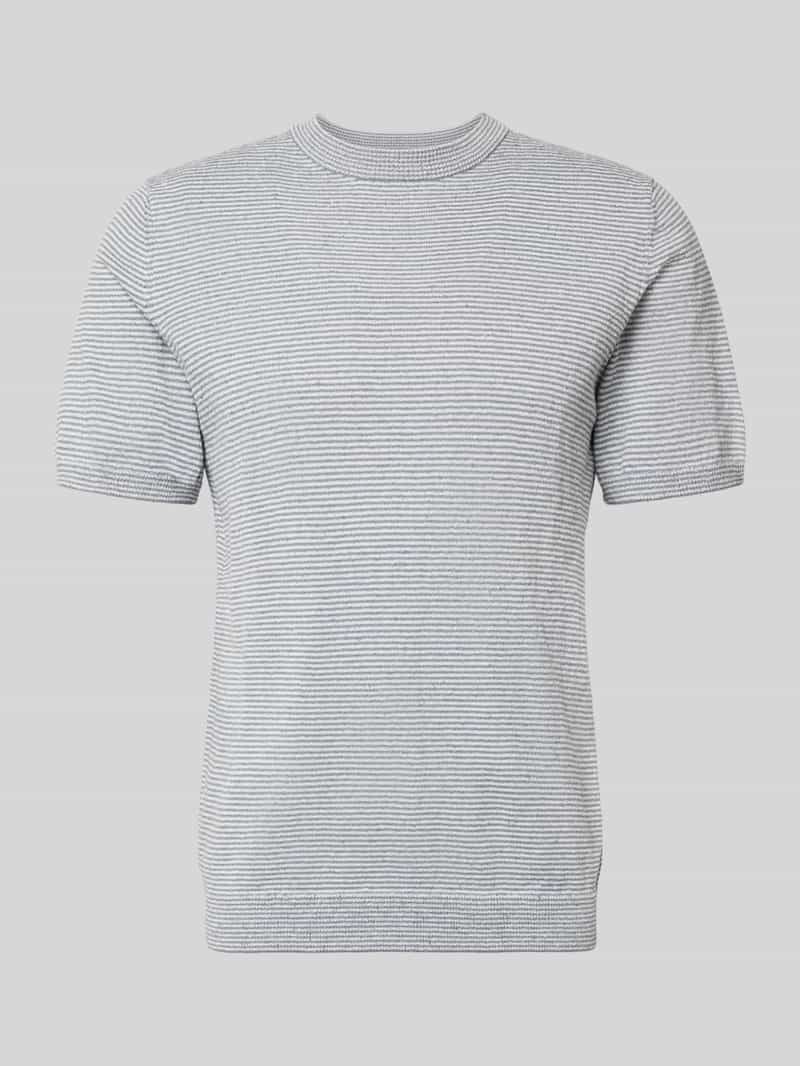 Bluzka z dzianiny z okrągłym dekoltem