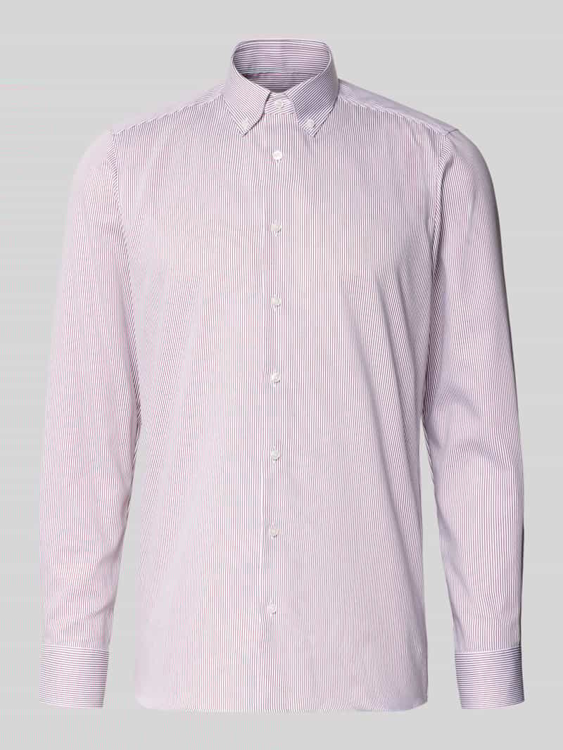 Koszula biznesowa o kroju Slim Fit z kołnierzykiem typu button down