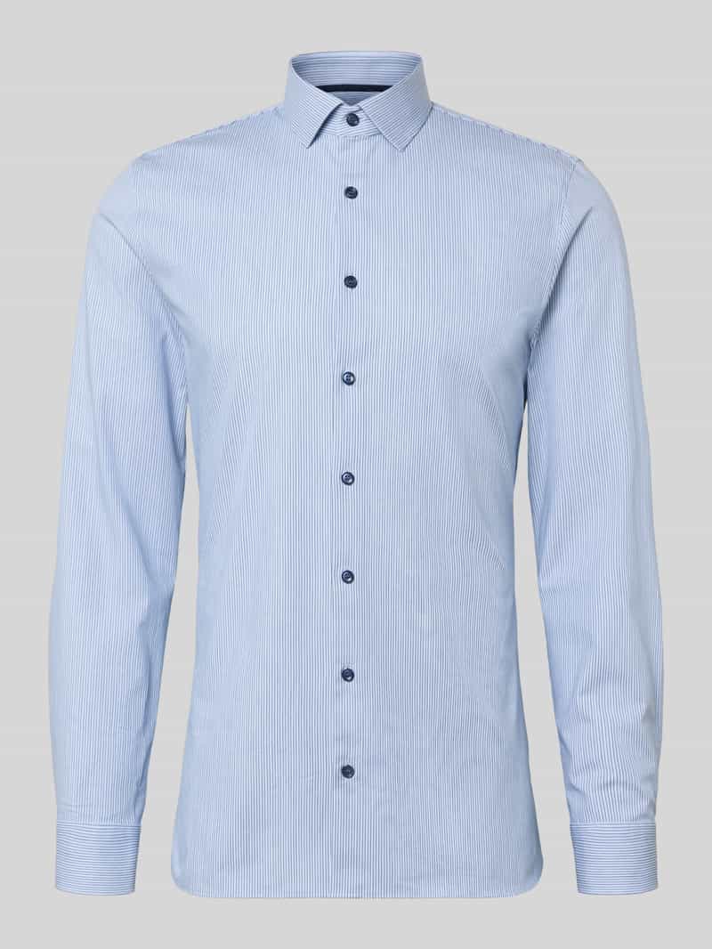 Koszula biznesowa o kroju Super Slim Fit z kołnierzykiem typu kent