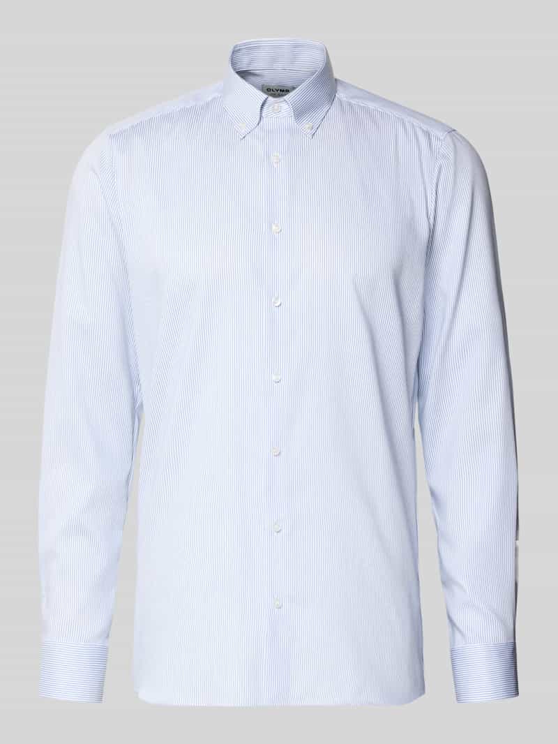 Koszula biznesowa o kroju Slim Fit z kołnierzykiem typu button down