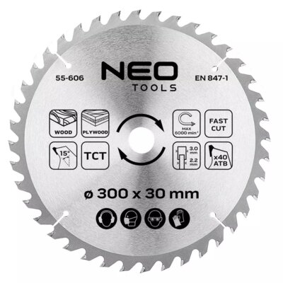 NEO TOOLS Tarcza do cięcia 55-606 300 mm
