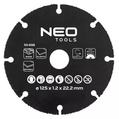 NEO TOOLS Tarcza do cięcia 55-698 125 mm