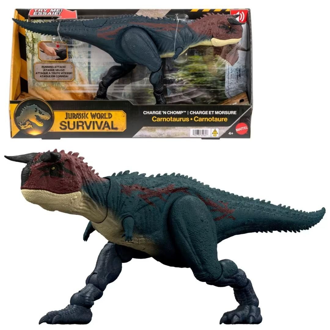 Jurassic World Karnotaur Rozpędzony atak - figurka