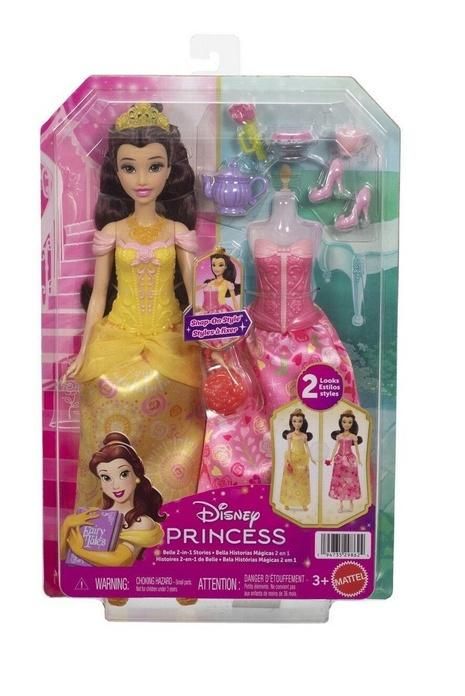 Disney Princess Bella Lalka Historyjka 2w1