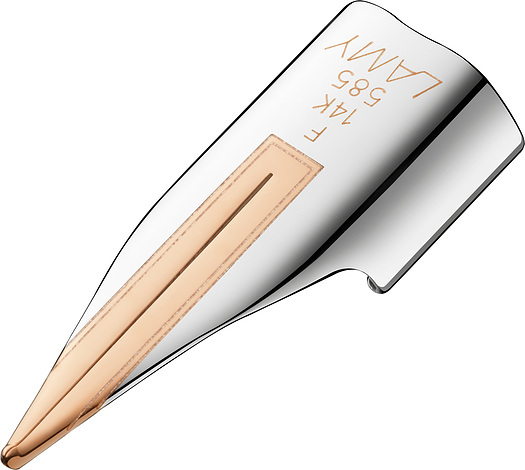 Stalówka do pióra wiecznego Lamy Z58 F różowa z 14 karatowego złota