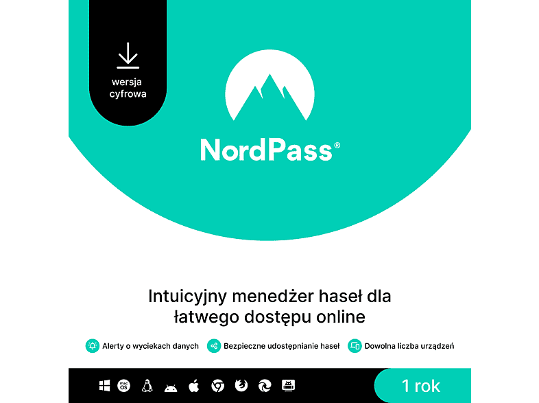 Kod aktywacyjny NORDVPN NordPass Premium 1 rok