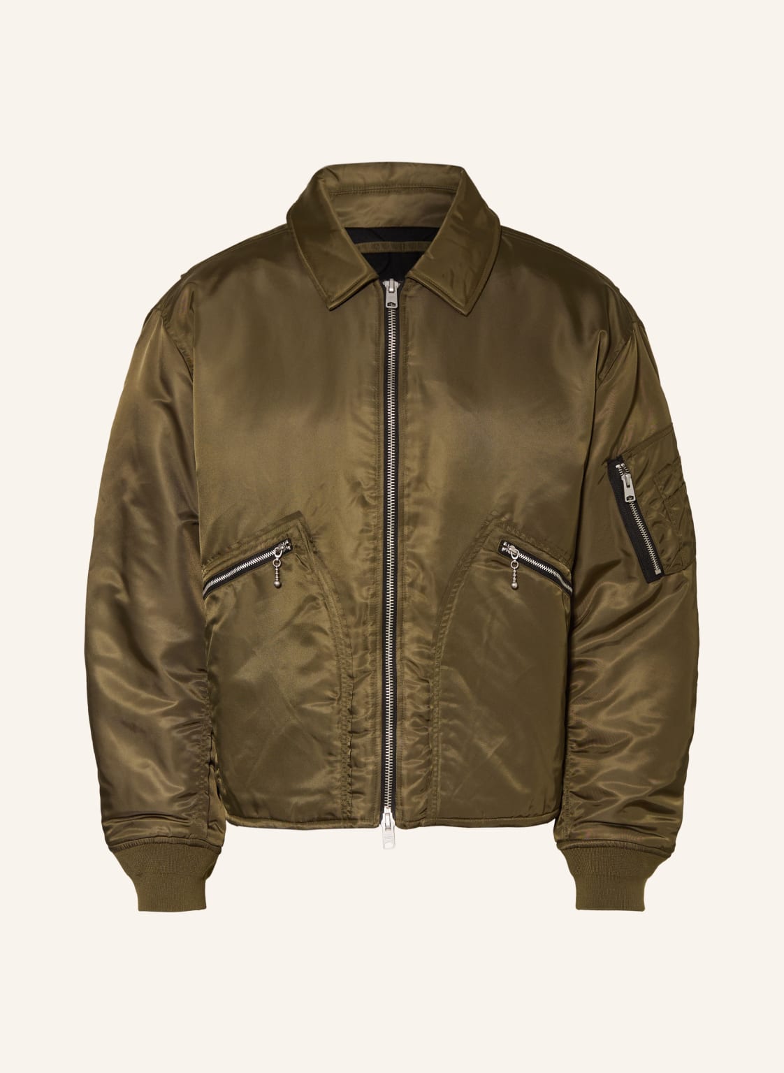 Allsaints Kurtka Fallon Bomber gruen