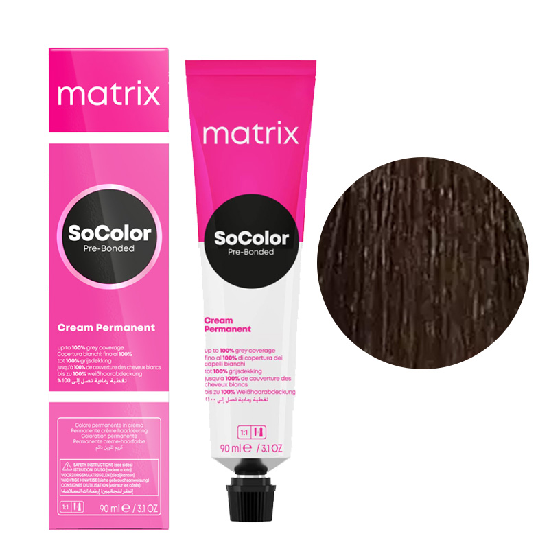 Matrix SoColor, farba do włosów z technologią Pre-Bonded, 7MG, 90ml