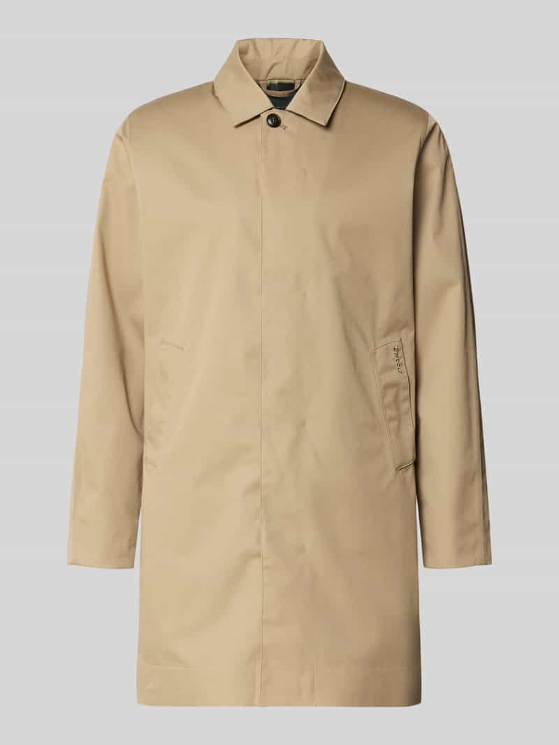 Kurtka przeciwdeszczowa o kroju regular fit z dodatkiem bawełny model ‘ROKIG’