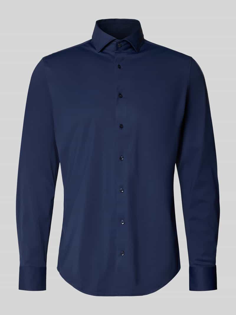 Koszula biznesowa o kroju slim fit z kołnierzykiem typu cutaway