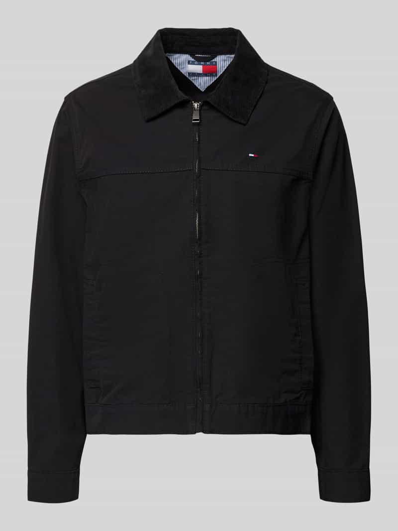 Kurtka typu worker jacket o kroju regular fit z czystej bawełny