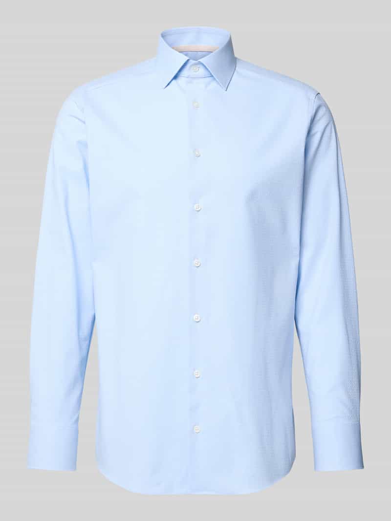 Koszula biznesowa o kroju regular fit z kołnierzykiem typu kent