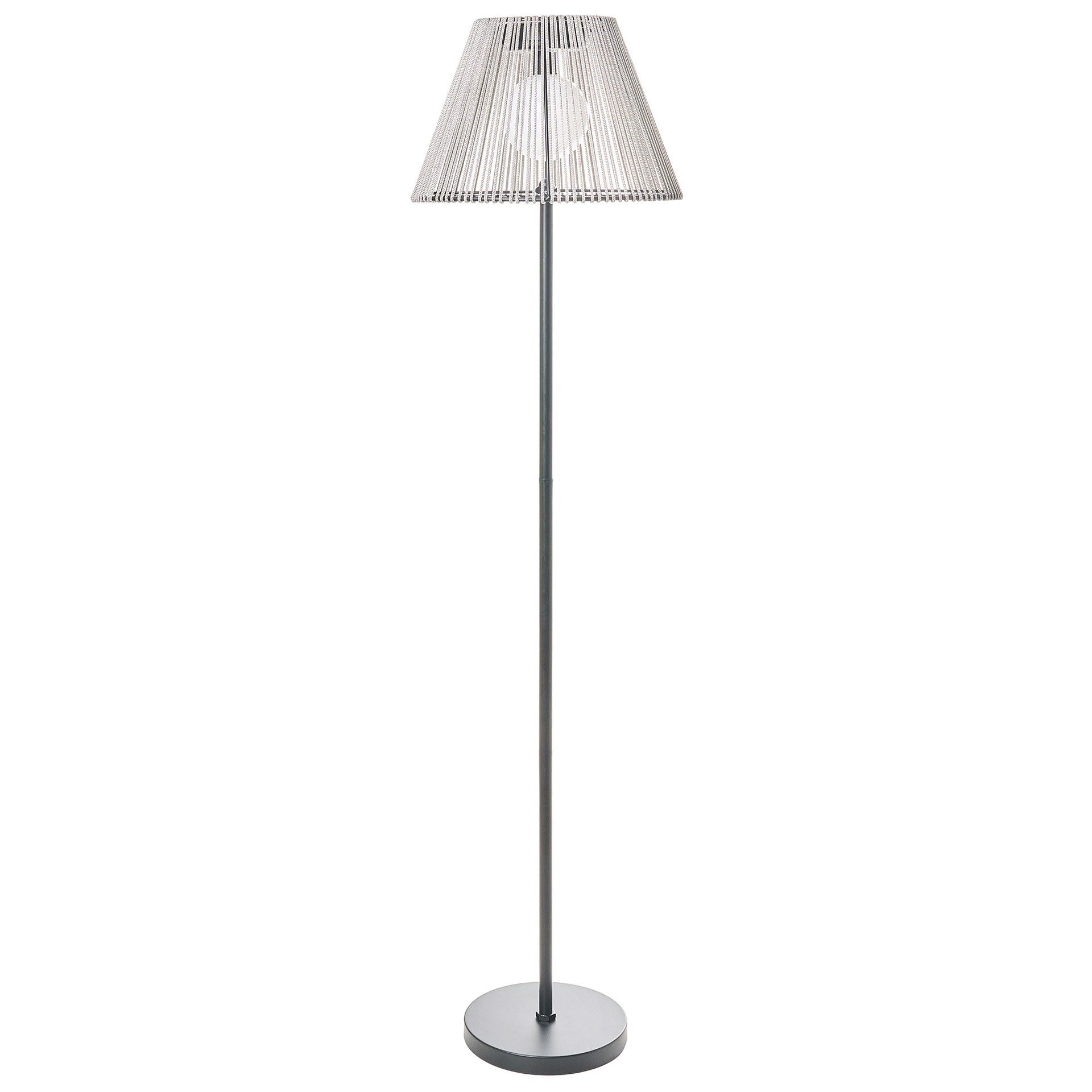 Lampa ogrodowa stojąca solarna LED LUETE Szary