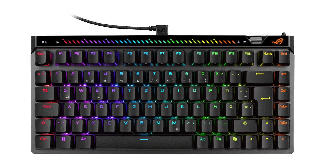 ASUS ROG Falchion Ace 75 HE klawiatura Gaming USB Czarny 90MP047H-BKDA20