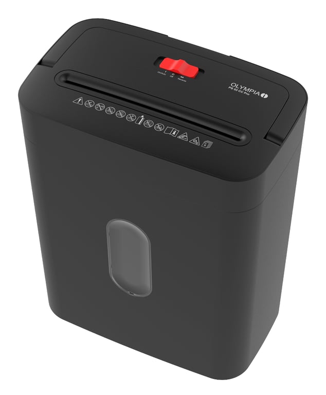 Olympia PS 53 CC Pro niszczarka Rozdrabnianie krzyżowe 68 dB Czarny