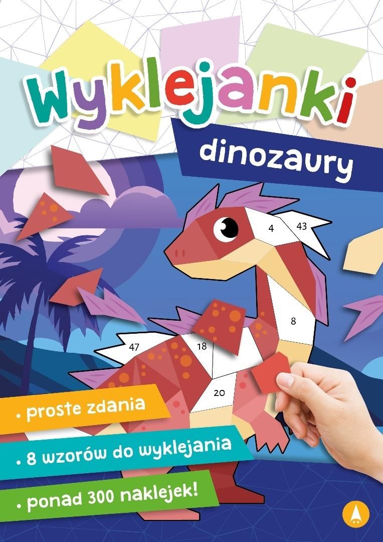 Wyklejanki. Dinozaury - książka
