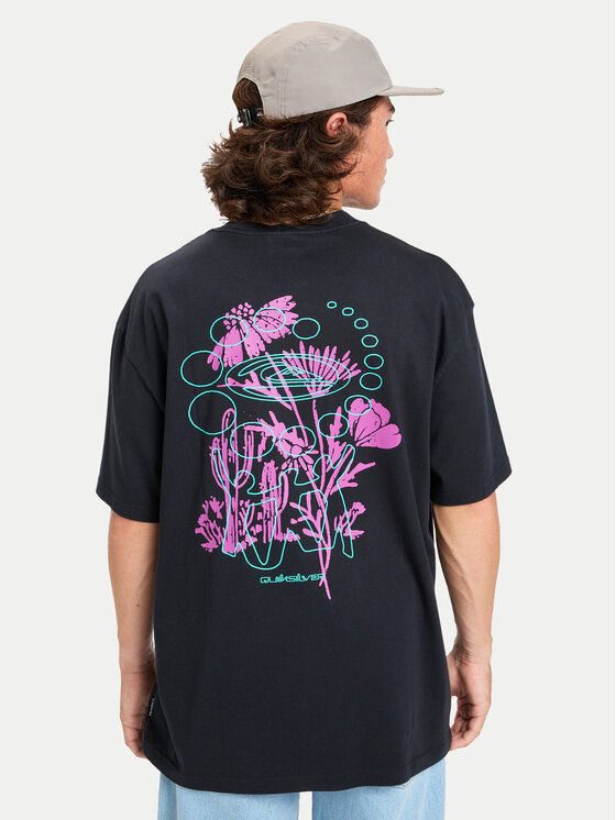 Quiksilver T-Shirt Hw Desert Paradise EQYZT08201 Czarny Comfort Fit
