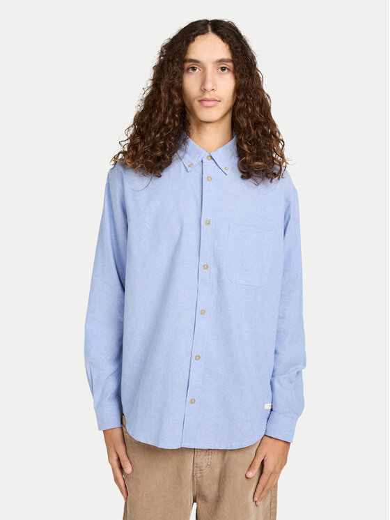 Element Koszula Button Down Regular Oxford ELYWT00182 Niebieski Regular Fit