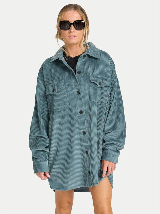 Billabong Sukienka koszulowa Winter Ocean EBJWD00149 Niebieski Boxy Fit