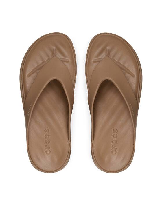 Crocs Japonki Getaway Platform Flip 209410 Brązowy