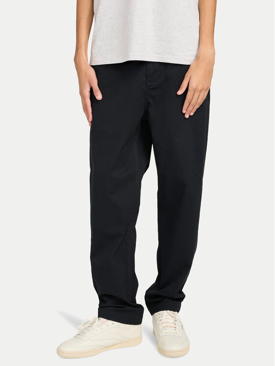 Element Chinosy Regular Comfort Twill ELYNP00190 Czarny Regular Fit