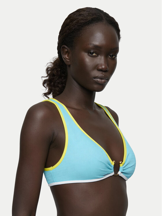 Seafolly Góra od bikini Beach Bound 31467-072 Turkusowy