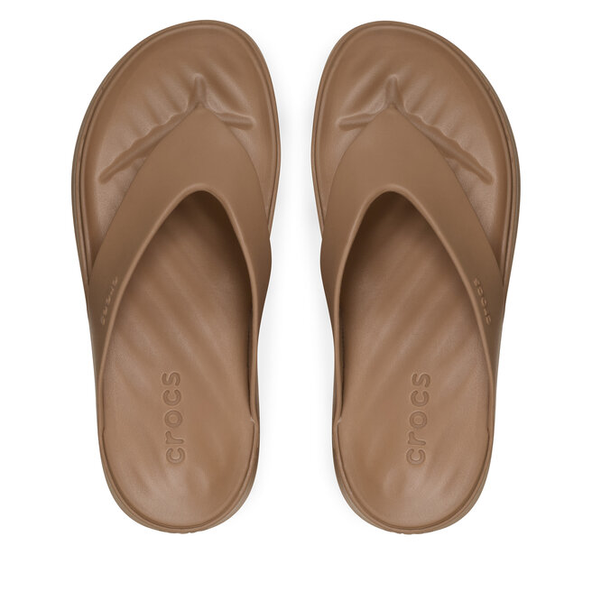 Japonki Crocs Getaway Platform Flip 209410 Brązowy