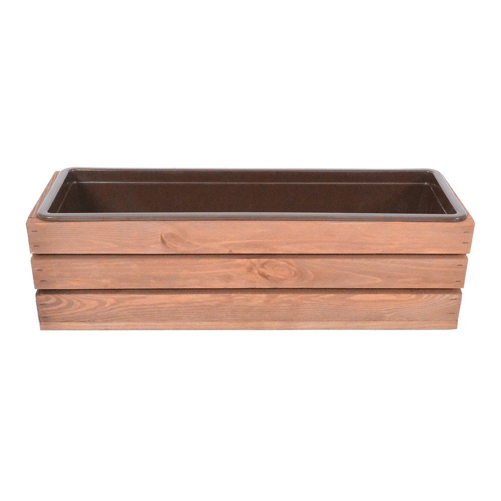 Drewniana doniczka 51 cm Modern – Rojaplast