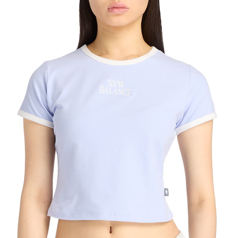 Koszulka damska New Balance WT61Y33QDYK - fioletowa