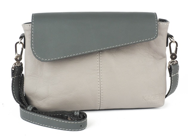 Torba typu mała listonoszka VICKY szara