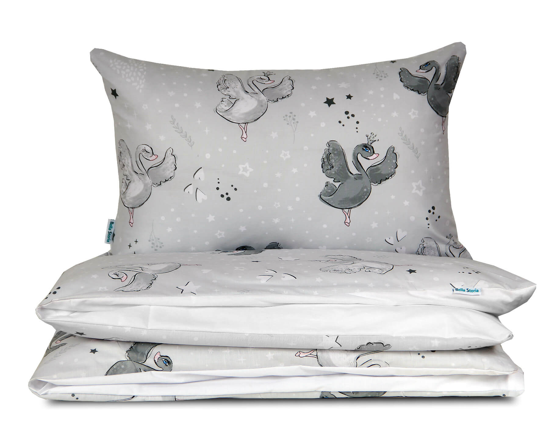 Pościel 100x160 dziecięca z plecaczkiem Łabędzi Sen