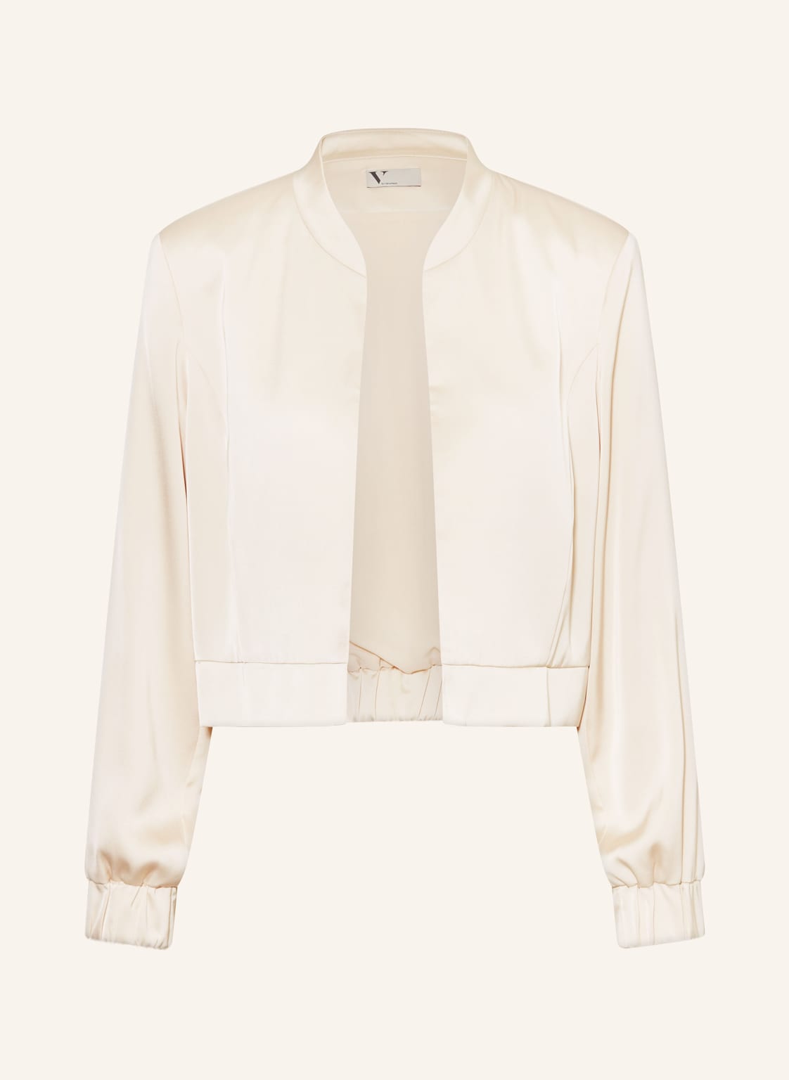 V By Vera Mont Satynowy Bolerko beige
