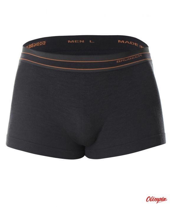 Bokserki męskie z wełną merino Brubeck Active Wool BX10870