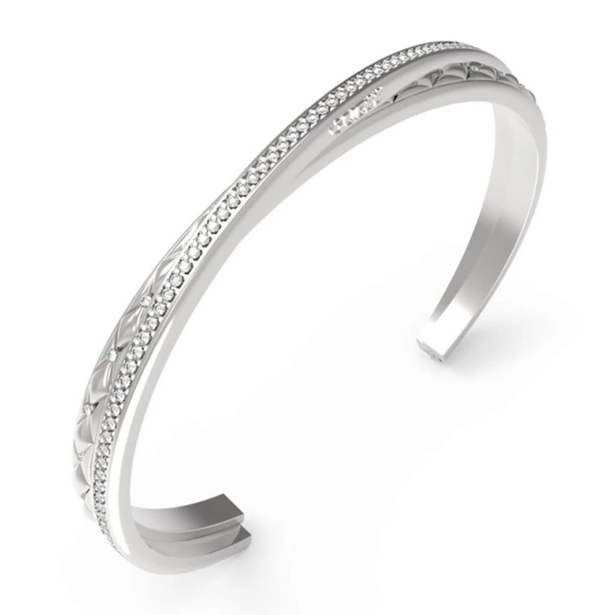 Biżuteria GUESS JUBB04584JWRH. Bransoletka, Kolor szary. Kobieta.