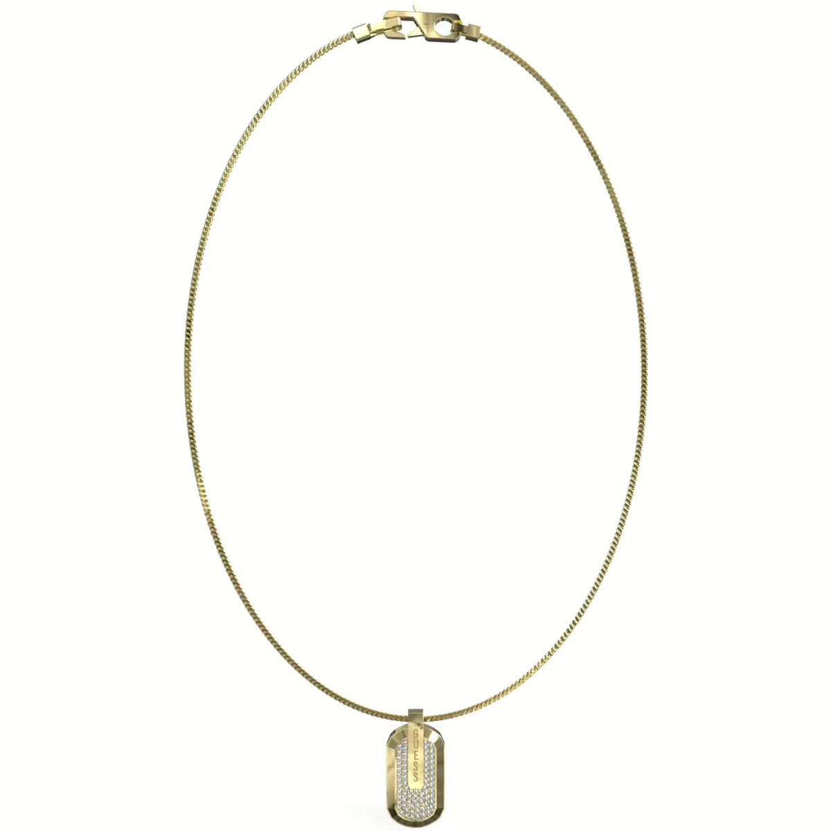Biżuteria GUESS JUMN04043JWYG. Naszyjnik, Kolor złoty. Mężczyzna.