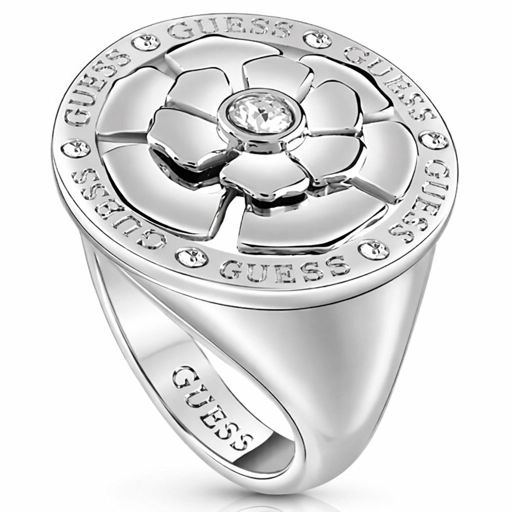 Biżuteria GUESS UBR28018-52. Pierścionek, Kolor szary. Kobieta.