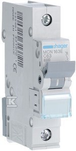 Hager WYŁ.NMP.1/63A C 6KA