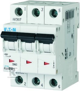 Eaton PL6-C50/3 WYŁ.NADPRĄDOWY 6KA
