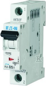 Eaton PL6-C25/1 WYŁ.NADPRĄDOWY 6KA
