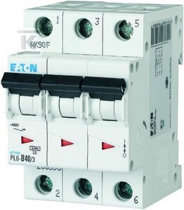 Eaton PL6-C40/3 WYŁ.NADPRĄDOWY 6KA