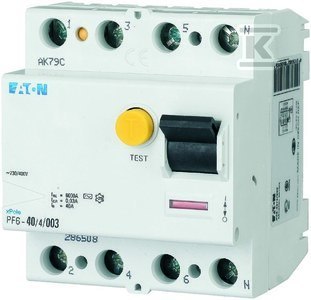 Eaton PF6-40/4/03 WYŁ.RÓŻN-PRĄD.6KA