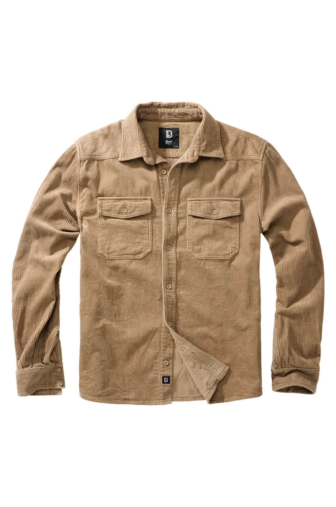 Koszula z Długim Rękawem Brandit Corduroy Classic WielbłądziXXL