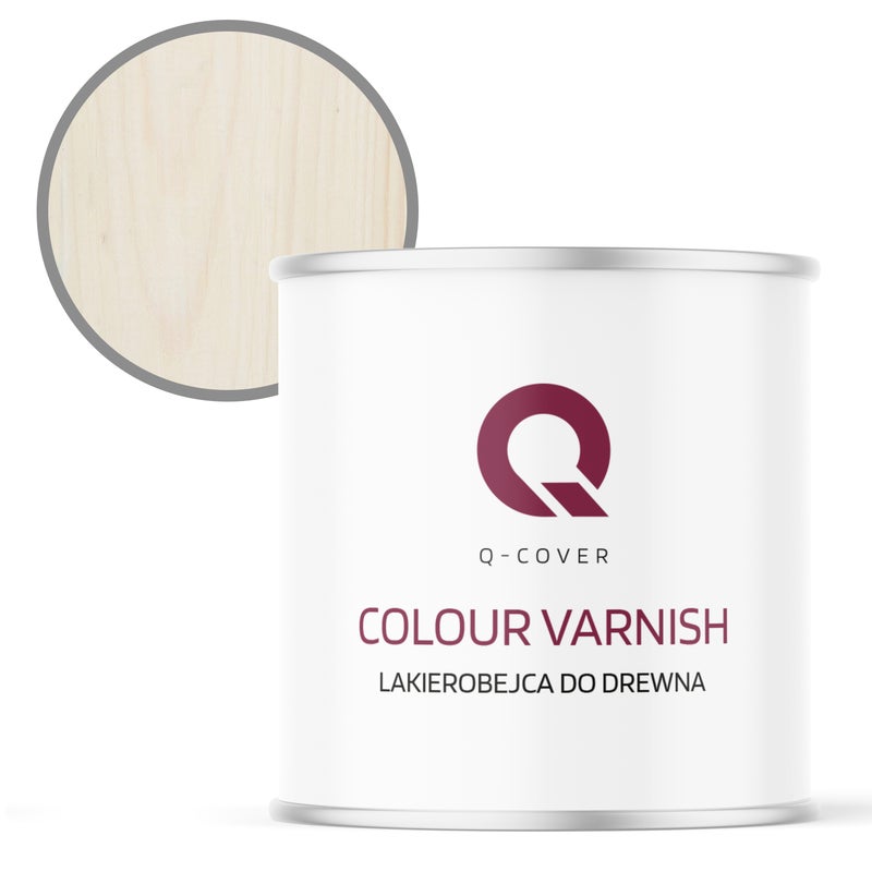 Lakierobejca do Drewna 3w1 Q-Cover Biały Satyna 2.5L