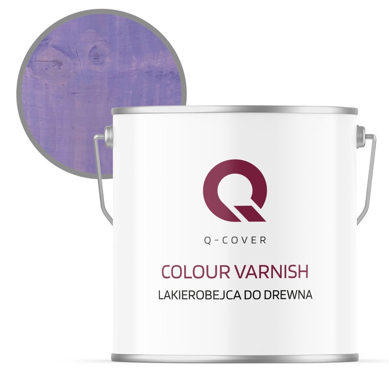 Lakierobejca do Drewna 3w1 Q-Cover Lawendowy H2629 Półmat 5L
