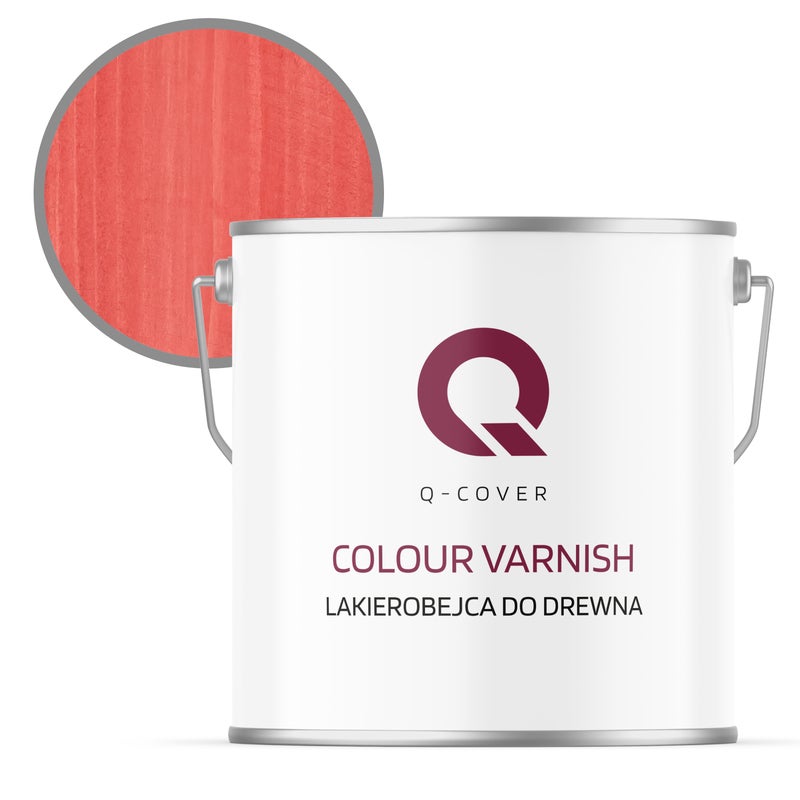 Lakierobejca do Drewna 3w1 Q-Cover Róż Satyna 5L